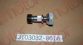 Шпилька колесная передняя левая QINGLING QL1080AK (без футорочная) (LH) D21.5 M20x20(R), M18x27(L) L84 8943834372+0911105200+8980079080