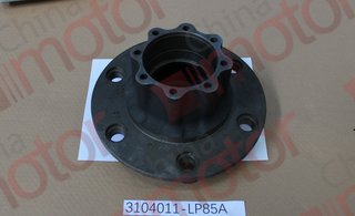 Ступица задняя QINGLING QL1080AK, ISUZU NPR/NQR71/75 (ABS) 6отв, полуось 8отв 8972503211, 8971075490