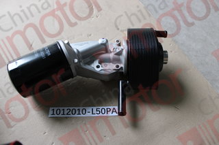 Маслоохладитель 4JB1 QINGLING QL1080AK,ISUZU,JMC (сборе с кронштейном и фильтром 1012011-803B1) 1012100DLB1,8972242982