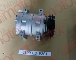 Компрессор кондиционера DKS-15SE QINGLING QL1110AN (100PG/150cm3) 4HK1 ISUZU NQR90/NPR75 8980371461, 8982861970 (шкив 1-руч.)