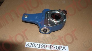 Рычаг регулировочный тормозного вала QINGLING QL1110AN (трещетка) 10шл. d39; L128