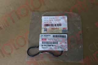 Прокладка маслоохладителя (А) 4HG1,4НК1 QINGLING QL1110AN (овал резиновый)