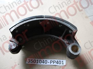 Колодка тормозная QINGLING QL1110AN 120mm 12отв в сборе верхняя (китайского производства) 120mm (1 шт.) 12отв