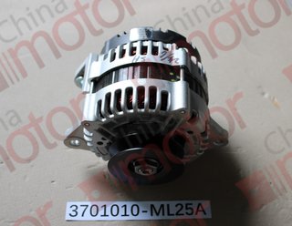 Генератор QINGLING QL1080AK 14V 90A JFZ190-3404 шкив 1-ручейковый