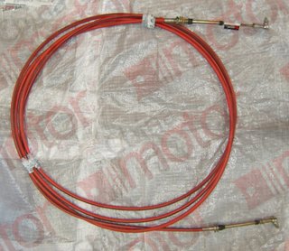 Трос КПП KLQ6129 с 2012 г. (L=9.8m) M10-M10 красный