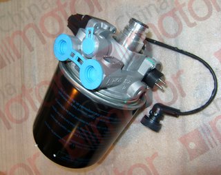 Осушитель воздуха ЛиАЗ, ПАЗ, Камаз, МАЗ, Volgabus 5285.02 Марафон,  8.1 bar 24V 3 выхода "SORL"