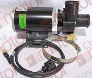 Насос водяной жидкостного подогревателя Электрический 24V, D=38мм, 5800л/ч. (для 30ЖД24, 35ЖД24, Webasto), аналог U4814, U4856,  "ПРАМОТРОНИК"