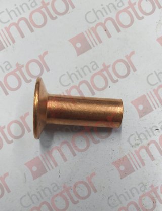 Заклепка накладки тормозной 10x25(27) желтая ЛИАЗ-5256,Камаз,КРАЗ (Обмедненная, полупустотелая, с потайной головкой ГОСТ 10300-80)