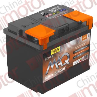 АКБ 6СТ-60 «POWERMAQ» о.п. 242x175x190 550A "ЕАЗ"