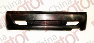 Бампер задний Lifan Smily (без отверстий для парковочных датчиков) "УЦЕНКА" (ЦАРАПИНЫ, ПОТЕРТОСТИ)