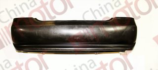 Бампер задний (без отверстия для парковочных датчиков) Lifan Solano "УЦЕНКА" (ЦАРАПИНЫ, ПОТЕРТОСТИ) "CHINA MOTOR"