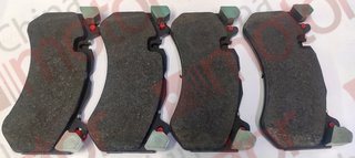 Колодки тормозные MERCEDES BENZ W222/X290 передние A0004204804 "Оригинал"