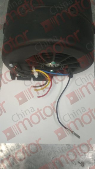 Вентилятор отопителя фронтального МАЗ 103-105, 206, 256 центробежный одинарный 24V ,аналог SPAL 010-B70-74D "УЦЕНКА" (Отключены провода от резистора)