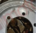Диск колеса FOTON 1099 6 отверстий, со стопорным кольцом 1106931100004 "УЦЕНКА" (Многочисленные царапины, потёртости)