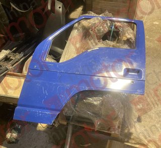 Дверь левая синяя (не в сборе) BAW 1044/1065 ВР17805001050*L "УЦЕНКА" (ЦАРАПИНЫ, ПОТЕРТОСТИ, ДЕФЕКТЫ ГРУНТОВКИ, ВМЯТИНЫ)